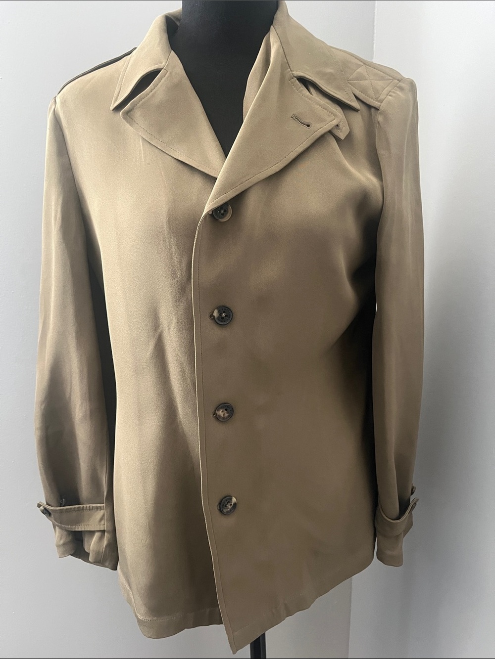 Ralph Lauren green brown Women’s button down